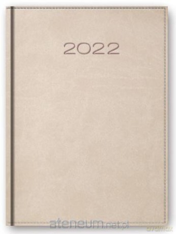 Kalendarz 2022 Dzienny A5 Vivella Beżowy 21D-19 [KALENDARZ]
