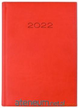 Kalendarz 2022 Dzienny A5 Vivella Czerwony 21D-09 [KALENDARZ]
