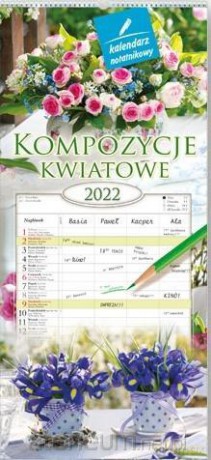 Kalendarz 2022 Kompozycje kwiatowe WN2 [KALENDARZ]