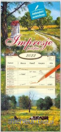 Kalendarz 2022 Notatnikowy Impresje polskie WN1 [KALENDARZ]