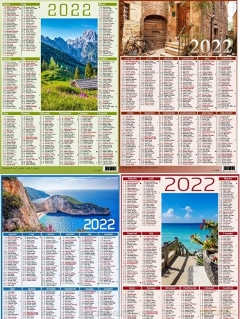 Kalendarz 2022 plakietka MIX [KALENDARZ]