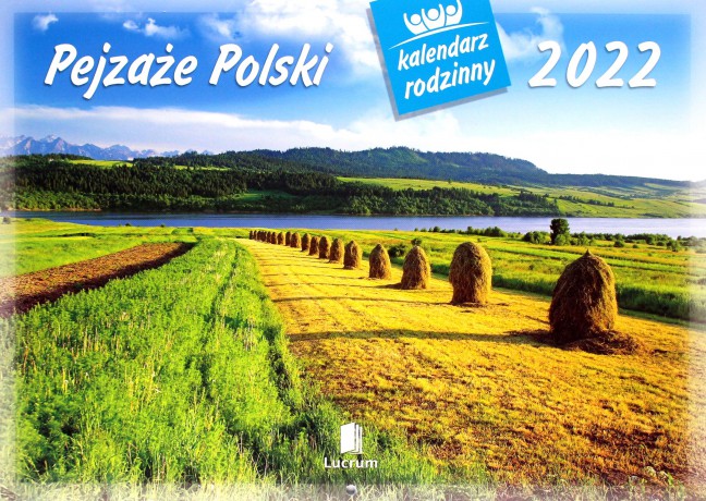 Kalendarz 2022 Rodzinny Pejzaże Polski WL3 [KALENDARZ]