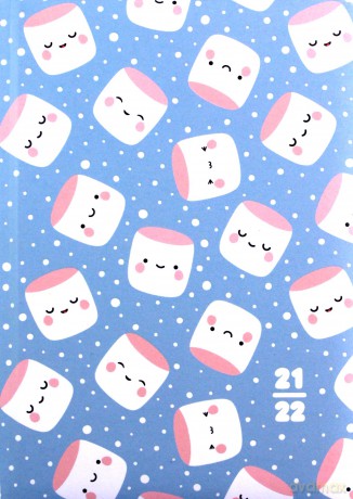 Kalendarz książkowy 18M 2021/2022 Marshmallow [KALENDARZ]