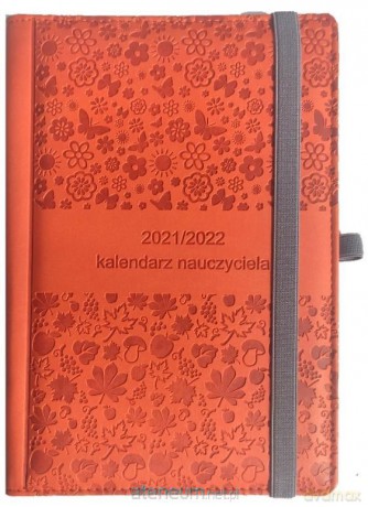 Kalendarz nauczyciela 2021/2022 pomarańczowy [KALENDARZ]