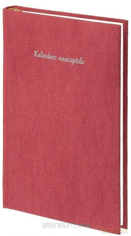 Kalendarz nauczyciela A5 2021/2022 Tygodniowy bordo [KALENDARZ]