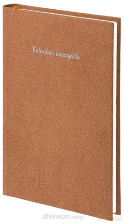 Kalendarz nauczyciela A5 2021/2022 Tygodniowy brąz [KALENDARZ]