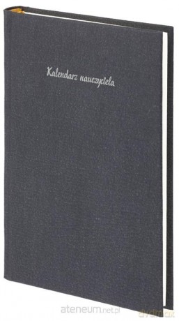 Kalendarz nauczyciela A5 2021/2022 Tygodniowy czarny [KALENDARZ]
