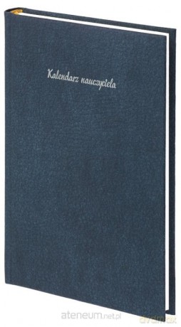 Kalendarz nauczyciela A5 2021/2022 Tygodniowy granat [KALENDARZ]