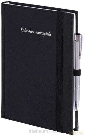 Kalendarz nauczyciela B5 2021/2022 Tygodniowy czarny [KALENDARZ]