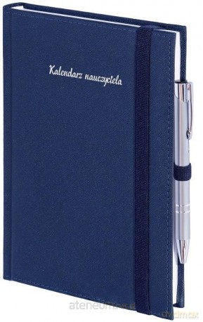 Kalendarz nauczyciela B5 2021/2022 Tygodniowy granatowy [KALENDARZ]