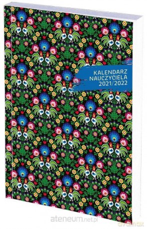 Kalendarz nauczyciela B6 2021/2022 Tygodniowy PCV folk [KALENDARZ]