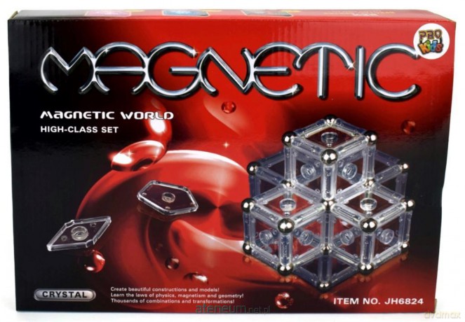 Klocki magnetyczne 84 el. [KLOCKI]