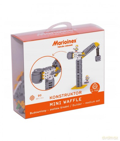 Klocki Mini Waffle Budowniczy średni blister [KLOCKI]