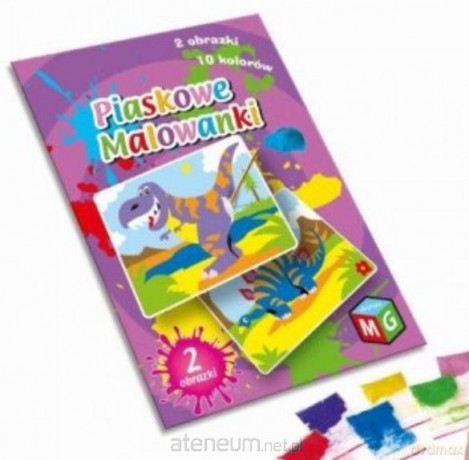 Piaskowe malowanki Dinozaury