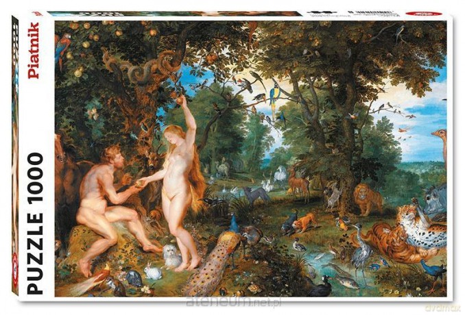 PIATNIK 1000 el. - Brueghel i Rubens, Raj i grzech [PUZZLE]