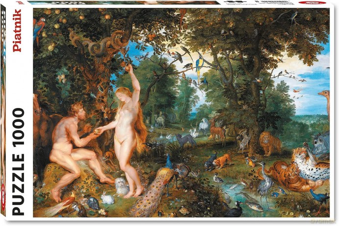 PIATNIK 1000 el. - Brueghel i Rubens, Raj i grzech [PUZZLE]