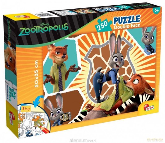 Puzzle dwustronne 250 Zwierzogród [PUZZLE]