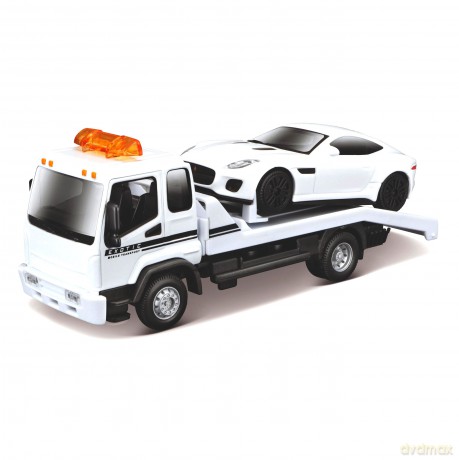 Str. Fire Tow Truck W Jaguar F-Type R 1:43