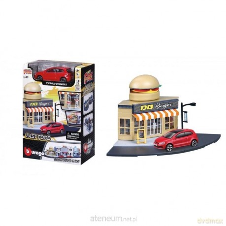 Street Fire Bburago City Fast Food 1:43