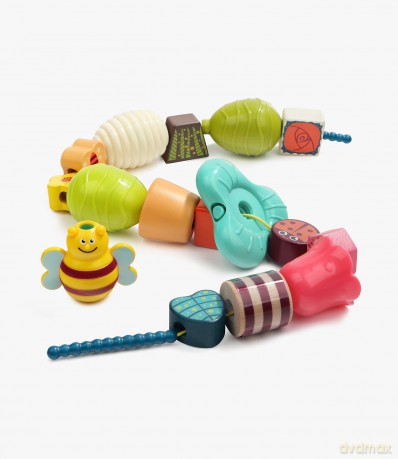 Klocki do nawlekania z pszczółką Top Bright [KLOCKI]