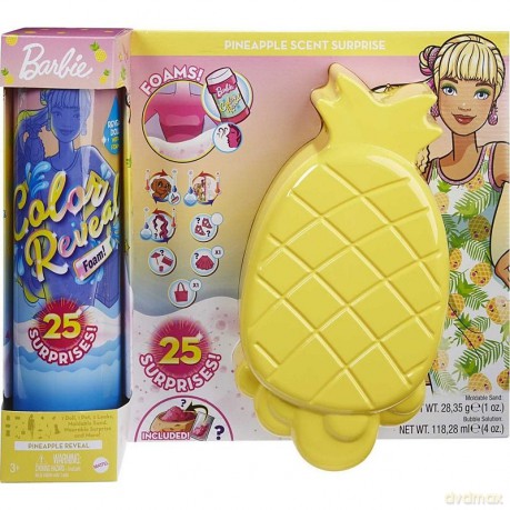 Lalka Barbie Color Reveal Piana Ananas