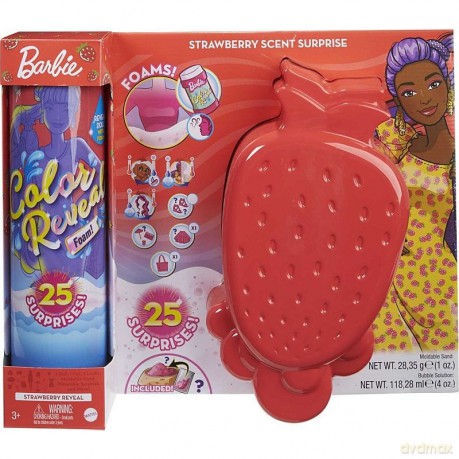 Lalka Barbie Color Reveal Piana Truskawka