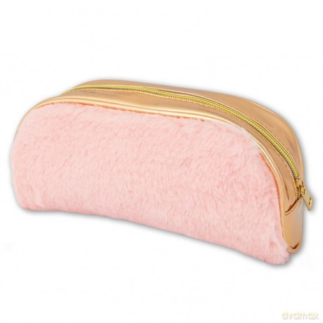 Piórnik pink&gold