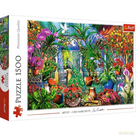 TREFL 1500 el. Tajemniczy ogród [PUZZLE]