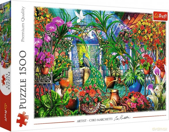 TREFL 1500 el. Tajemniczy ogród [PUZZLE]