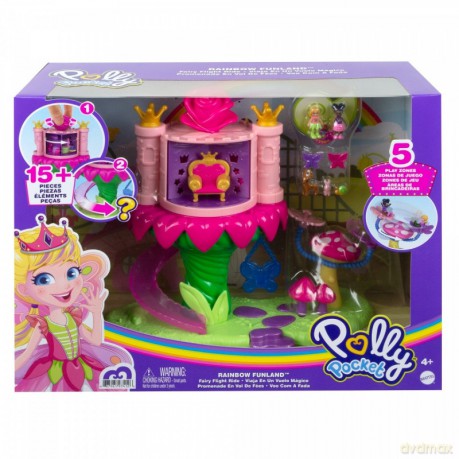 Zestaw figurek Polly Pocket Lunapark Kraina Wróżek [FIGURKA]