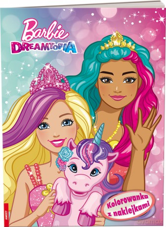 Barbie Dreamtopia Kolorowanka z naklejkami NA-1402 [KSIĄŻKA]