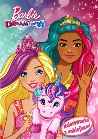 Barbie Dreamtopia Kolorowanka z naklejkami NA-1402 [KSIĄŻKA]