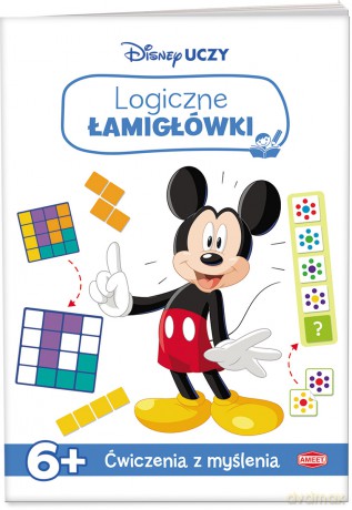 Disney uczy Miki Logiczne łamigłówki ŁAM-9304 [KSIĄŻKA]