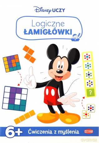 Disney uczy Miki Logiczne łamigłówki ŁAM-9304 [KSIĄŻKA]