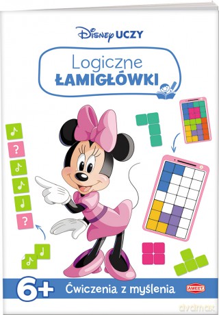 Disney uczy Minnie Logiczne łamigłówki ŁAM-9303 [KSIĄŻKA]