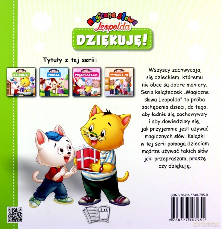 Dziękuję!. Magiczne słowa Leopolda [KSIĄŻKA]