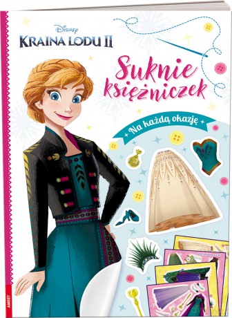 Kraina lodu Suknie księżniczek na każdą okazję ROB-9104 [KSIĄŻKA]