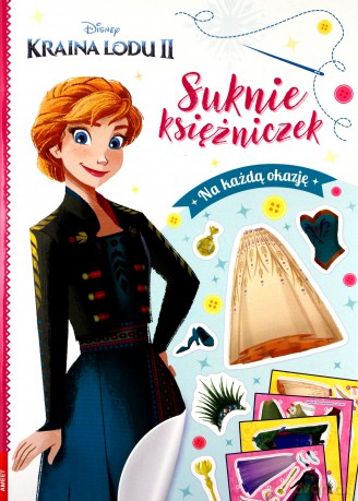 Kraina lodu Suknie księżniczek na każdą okazję ROB-9104 [KSIĄŻKA]