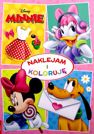 Minnie Naklejam i koloruję NAK-9107 [KSIĄŻKA]
