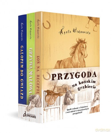 Pakiet Przygoda na końskim grzbiecie - Agata Widzowska [KSIĄŻKA]