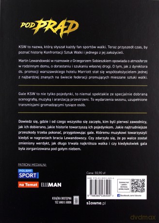 Pod prąd. Prawdziwa historia Martina Lewandowskiego i federacji KSW - Martin Lewandowski, Grzegorz Sobieszek [KSIĄŻKA]