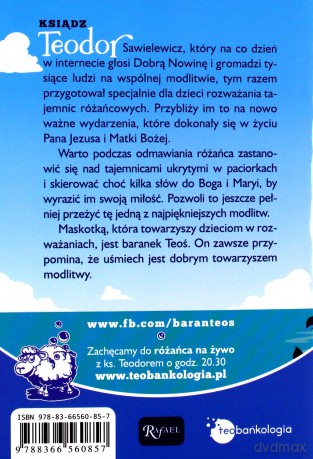 Różaniec dla dzieci z barankiem Teosiem - Teodor Sawielewicz [KSIĄŻKA]