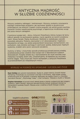 Stoicyzm na każdy dzień roku. 366 medytacji na temat mądrości, wytrwałości i sztuki życia - Ryan Holiday, Stephen Hanselman [KSIĄŻKA]