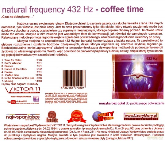432 Hz Coffee Time [CD]
