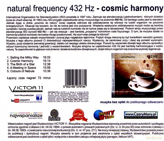 432 Hz Cosmic Harmony [CD]