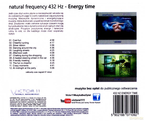 432 Hz Energy Time [CD]