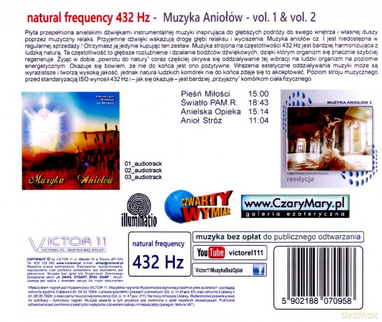 432 Hz Muzyka Aniołów [CD]