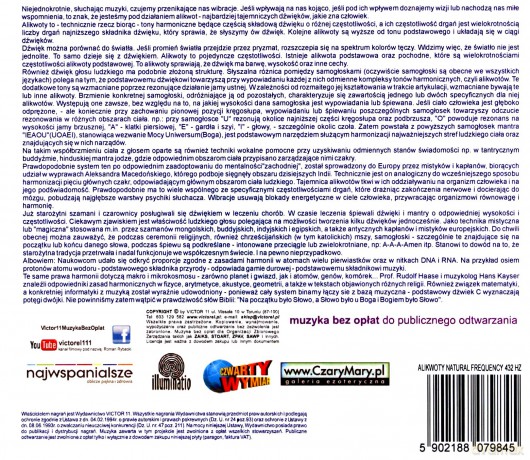 Alikwoty Natural Frequency 432 Hz [CD]