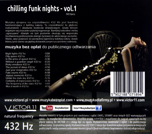 Chilling Funk Nights 432 Hz Vol 1 - M.Yaro [CD]