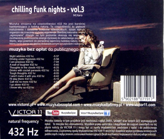 Chilling Funk Nights 432 Hz Vol 3 - M.Yaro [CD]